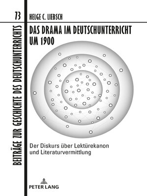 cover image of Das Drama im Deutschunterricht um 1900